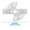ECUDIS Lighting Adjustable Crossbar with Screws and Nuts, Multifunctional Ceiling