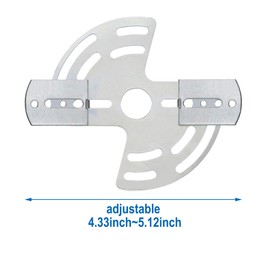ECUDIS Lighting Adjustable Crossbar with Screws and Nuts, Multifunctional Ceiling Light Bracket Light Fixture Crossbar Plate for Mount Wall Light, Close to Ceiling Light, Chandelier