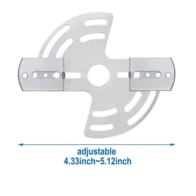 ECUDIS Lighting Adjustable Crossbar with Screws and Nuts, Multifunctional Ceiling