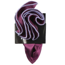 Buy Your Ties Round Pocket Square Accessory - Purple Lavender