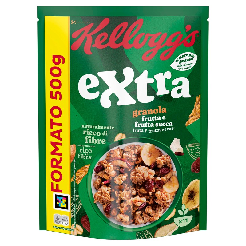 Kellogg's Cereali Extra | Gusto Frutta e Frutta Secca |