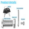 Litensh 4PCS 5/8 Inch Security Mailbox Lock, 16mm Letter Post
