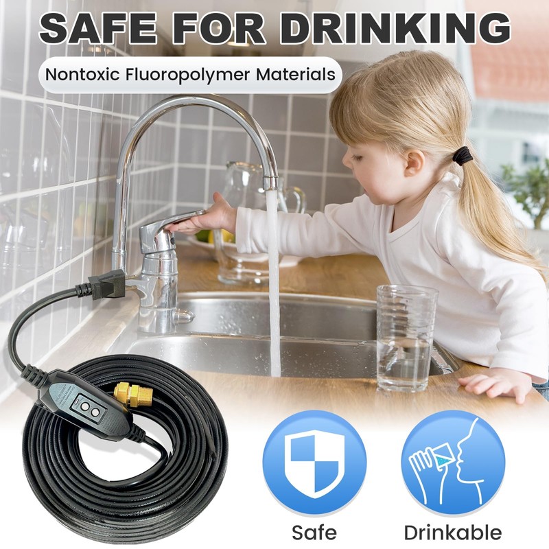 MAXKOSKO in Line Heating Cable Prevents Water Supply from Freezing,
