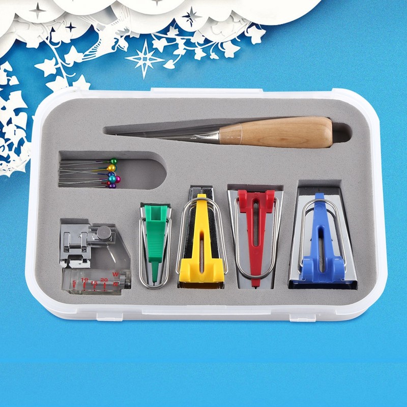 Fabric Binding Sew Multifunction Sewing Bias Tape Maker Set DIY