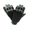Oregon 295395 Schutzhandschuhe für Kettensägenarbeiten, vierfacher Stretchstoff, Größe L, Schwarz,