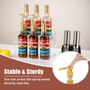 EFYSE Acrylic Coffee Syrup Organizer rack,2 Tier-6 Bottle Capacity Syrup
