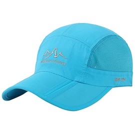 AIEOE Adult Cap UV Protection Cap Baseball Cap Breathable Sports Cap Sun Protection Snapback, turquoise