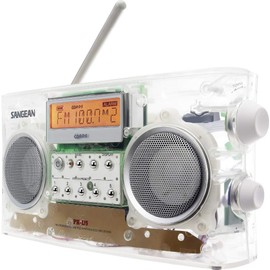 Sangean PR-D5CL AM-FM Analog Tuning With LED Indicator - Transparent