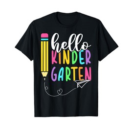 Hello Kindergarten Back to School Kindergarten Teacher Kids T-Shirt