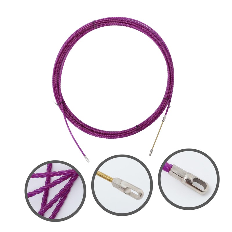 Operitacx Steel Wire Threader Tool Upgraded Fish Tape Cable Puller