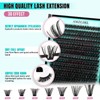 Lash Clusters Wispy 320PCS Eyelash Clusters 90D Lashes Clusters 10-16mm