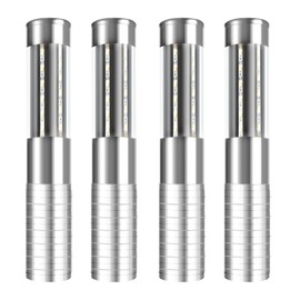 Ecostrobe Strobe Baton Light,Stage Handheld Light,Champagne Bottle Sparklers, Recharge led Bottle Service Lights - for Bar Club Birthday Weddings Parties (Sliver 4 PC)