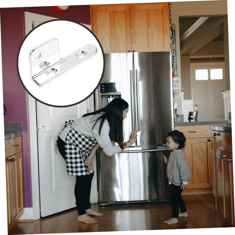 KONTONTY Stainless Steel Refrigerator Hinge Small Fridge Hinge Professional Freezer