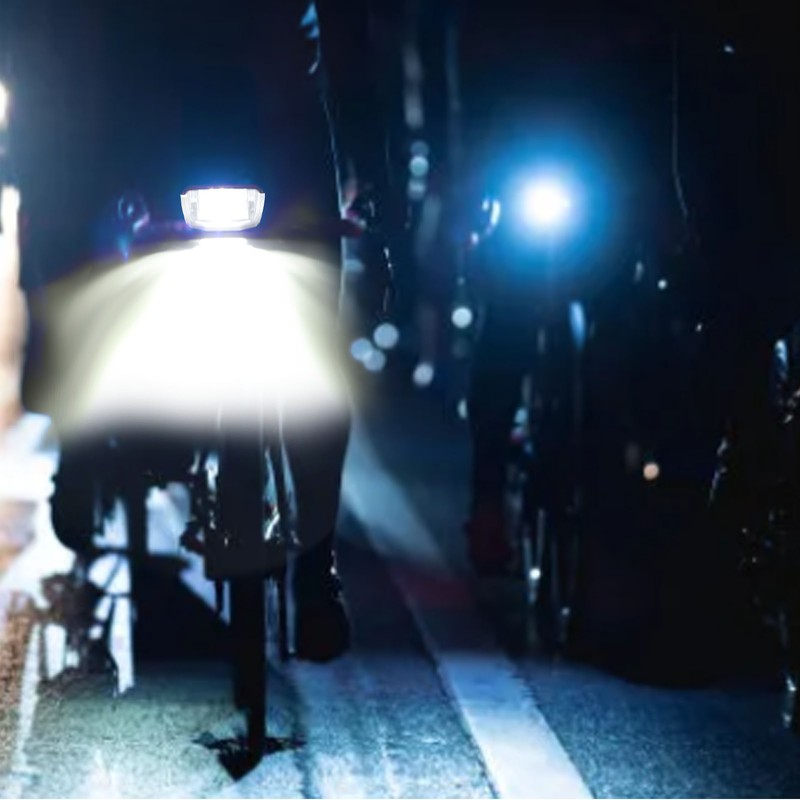 Bike Front Lights USB Rechargeable Adjustable Angle Electric Wheelchair Headlight