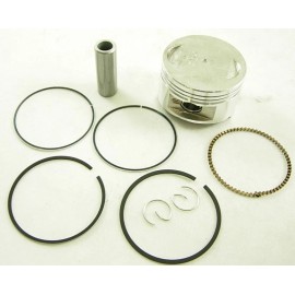 Unbranded/Generic 150cc Piston Set Rings 57.4mm Circlips GY6 Engine Scooter Moped Taotao Peace JCL