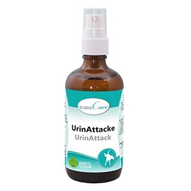 cdVet Naturprodukte casaCare UrinAttacke Sprühflasche 100 ml - Hund, Katze - bei Urin + Kotgestank - Geruch - unbedenklicher Gebrauch - präventiv + behandelnd + sparsam - Sofort + Langzeitwirkung -