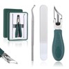 3pcs Ingrown Toenail Clippers Set, Professional Beveled Eagle Beak Nail