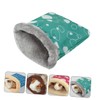 TEHAUX 3pcs Hedgehog Snuggle Sack Double Dog Bed Hamster Sack