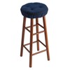 Klear Vu Omega Gripper Non-Slip Tufted Round Barstool Cushion for
