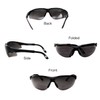 grinderPUNCH 2 Pairs Bifocal Safety Sunglasses Black Lens with Reading