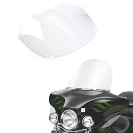WYNMOTO 13" Clear Windshield Windscreen Compatible for 1996-2013 Harley Davidson Touring Street Glide/Electra Glide/Tri Glide FLHT FLHX FLHTCU FLHTC FLHX FLHTK Tri Glide 1996-2013