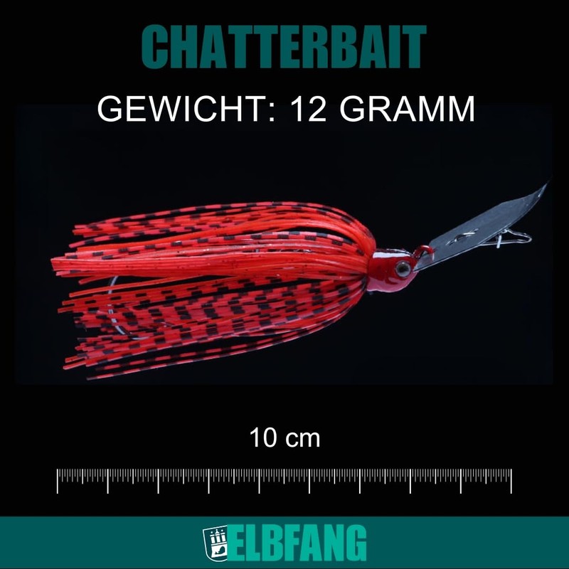 Chatterbait Set 12 g – Zander Pike & Perch Bait
