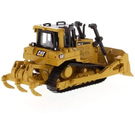 Diecast Masters 1:64 Caterpillar D6R XL Bulldozer, Play & Collect Series Cat Camiones y Equipo de construcción | Modelo a Escala 1:64 Modelo Coleccionable Fundido a Troquel 85691