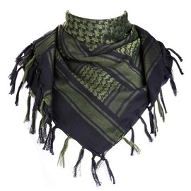 Free Soldier Triangular Unisex Shemagh Neck / Head Scarf, 100% Cotton, Tactical / Arabic / Desert Scarves, 110 x 110 cm, green, 110*110cm