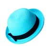 STOBOK Foldable Hat Dome Cap Bowknot Hat Roll-up Hat Beach