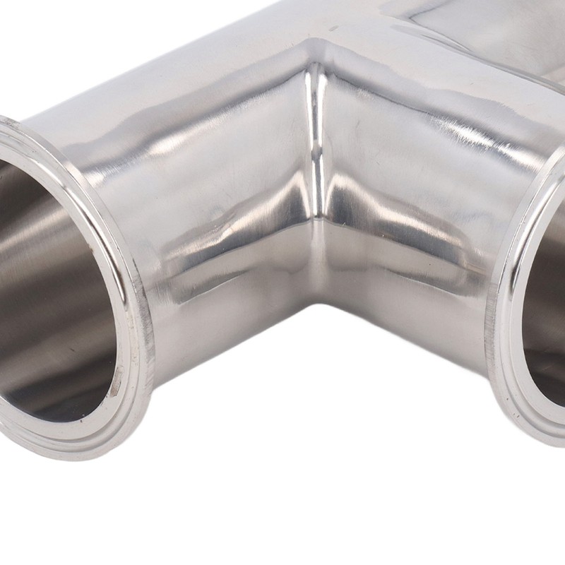 Triple Clamp Tee 3 Way 304 Stainless Steel Hose Pipe
