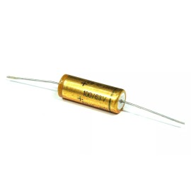 Roderstein ROE Capacitor 100uF MFD 63V Axial Lead EB NOS