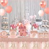Happy 21st Birthday Paper Plates 7" Rose Gold,16Pcs Girls Birthday
