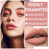 IONSGAKO Matte Nude Lipstick Velvet Lip Gloss Non-Fading Non-Sticky Cup