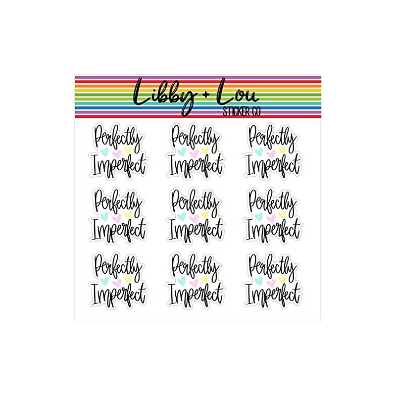 Perfectly Imperfect Planner Sticker | Libby and Lou Sticker Co