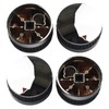 4 Pieces Gas Stove Knobs, Grill Gas Hob Switch Knob,
