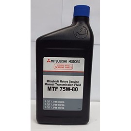 2 QUARTS Genuine Mitsubishi OEM MANUAL TRANSMISSION GEAR OIL FLUID 75w-80