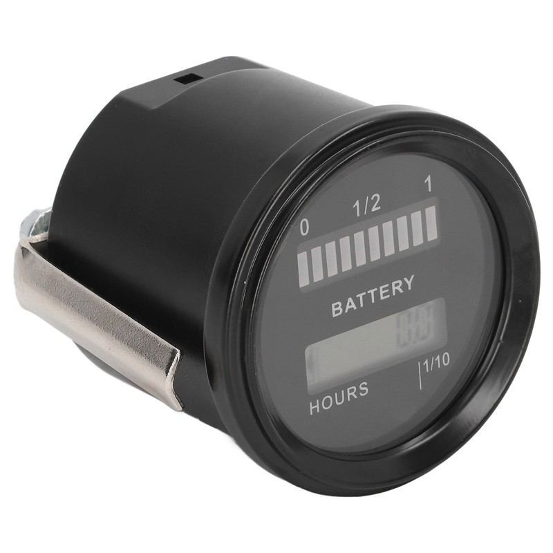 Digital Battery Indicator Hour Meter Multifunctional Gauge IP65 Waterproof for