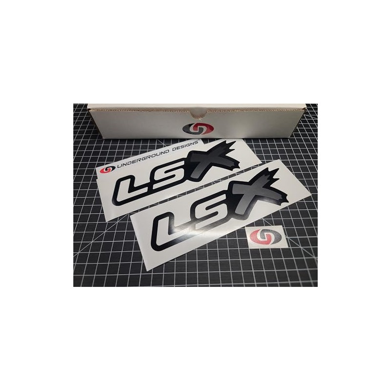 LSX Decals (2pk) Performance Racing Engine Accent Stickers LS1 LS6