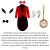 Lizzy Child Rabbit Costume (10-12 Years) 3pc Black Bunny Ear