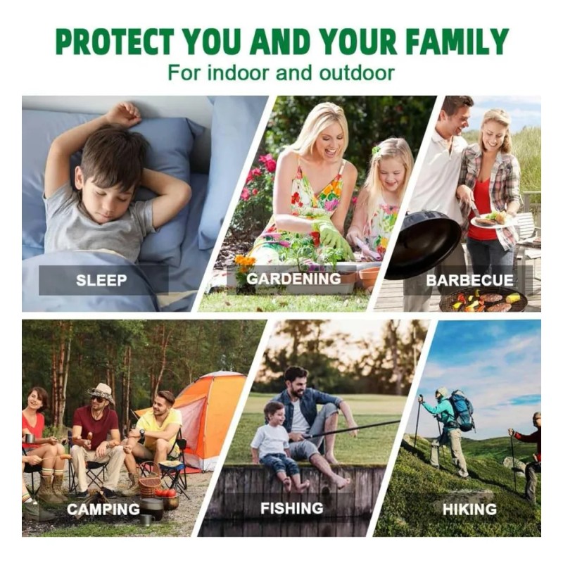 Repelente De Mosquitos Laebue Interior Y Exterior Pack 8 Pzs