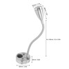 RV LED Bedside Light 360 Degree Swivel Flexible Goosneck Light