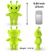 Alien Cat Plush, Green Alien Stuffed Animal Toy Cat Meme