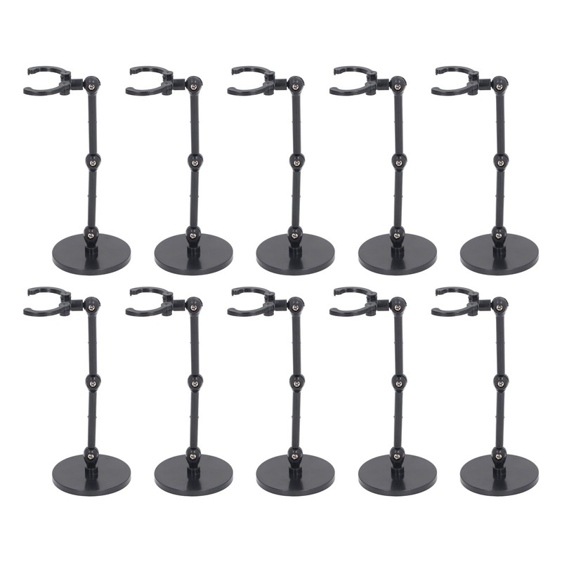 10 Sets Doll Stands Display Holders Action Figure Stand Mini