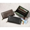Anon SLG2648 Goat Leather, Bag Sewing Round Zipper Long Wallet