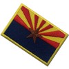 Arizona State Flag Embroidered Emblem Iron On Sew On AZ