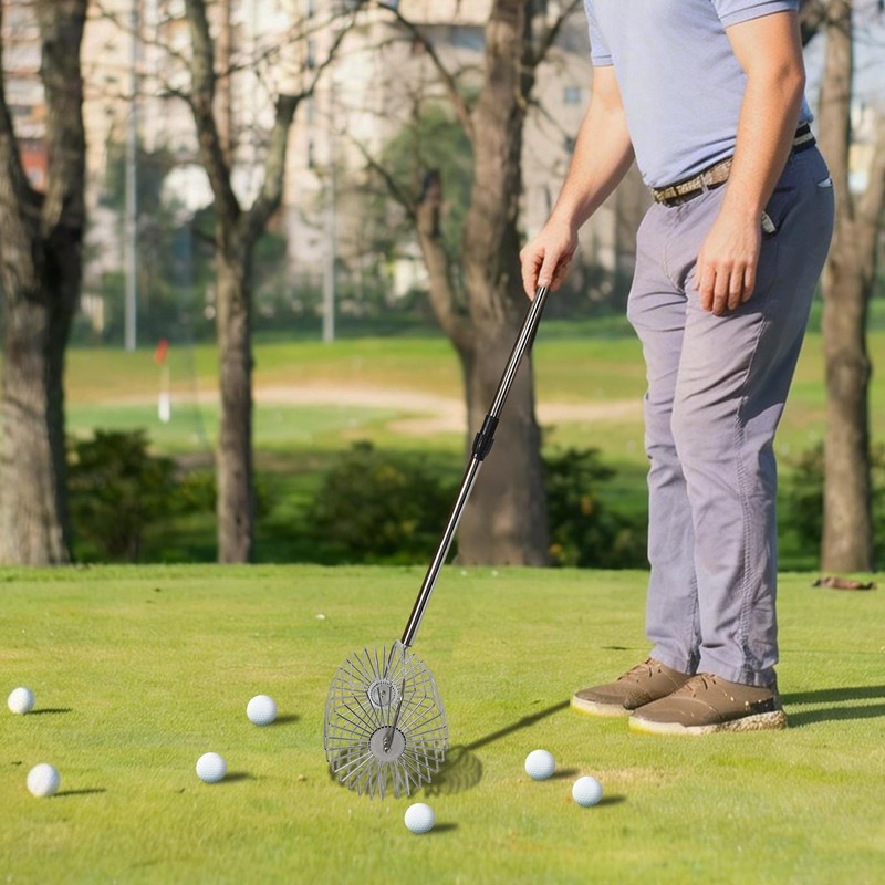 TNZMART Golf Ball Retriever Roller Stainless Steel Telescopic Adjustable Height