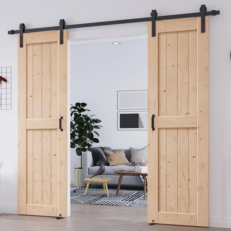 Homode Sliding Barn Door Floor Guide, Sliding Door Bottom Guides