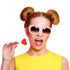 Fruidles Lollipops Mini Heart Shaped Flavored Delicious Lollipop, Individually Wrapped,