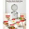 Novaspark Stainless Steel Rice Cooker Small 6 Cup (Uncooked) /