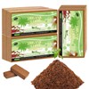 Riare 6pcs Organic Coco Coir Bricks Soil Blocks- 100% Natural